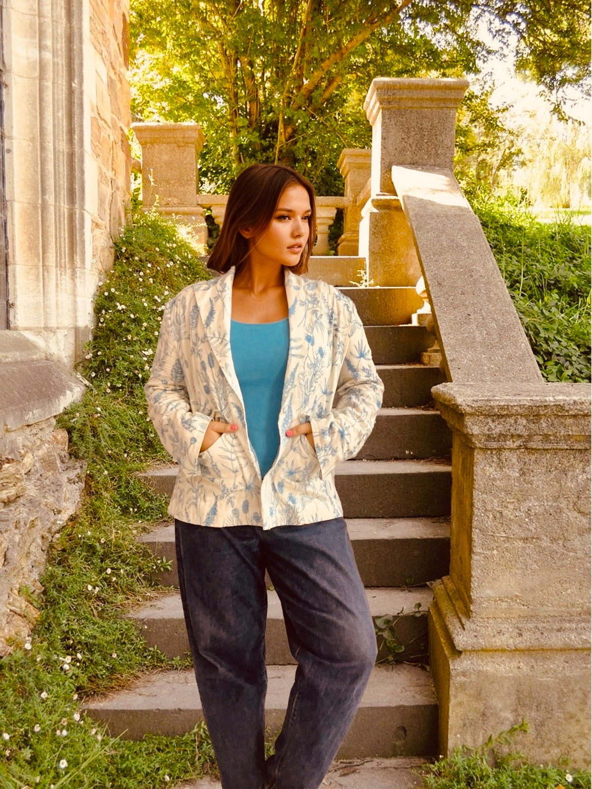 Toile de Jouy Blazer