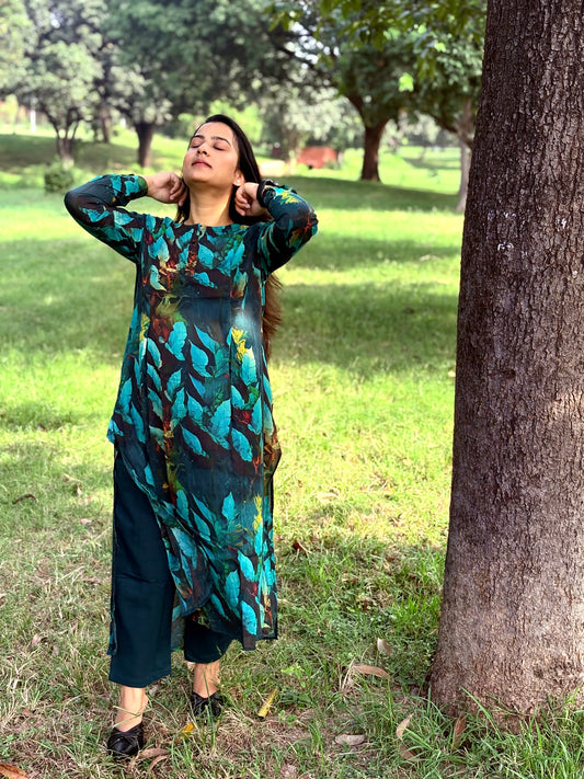 Forest Mystery – Kurta & Pant Set