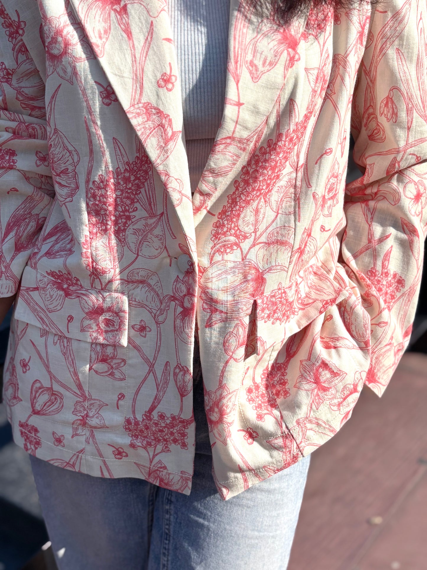 Toile de Jouy Blazer