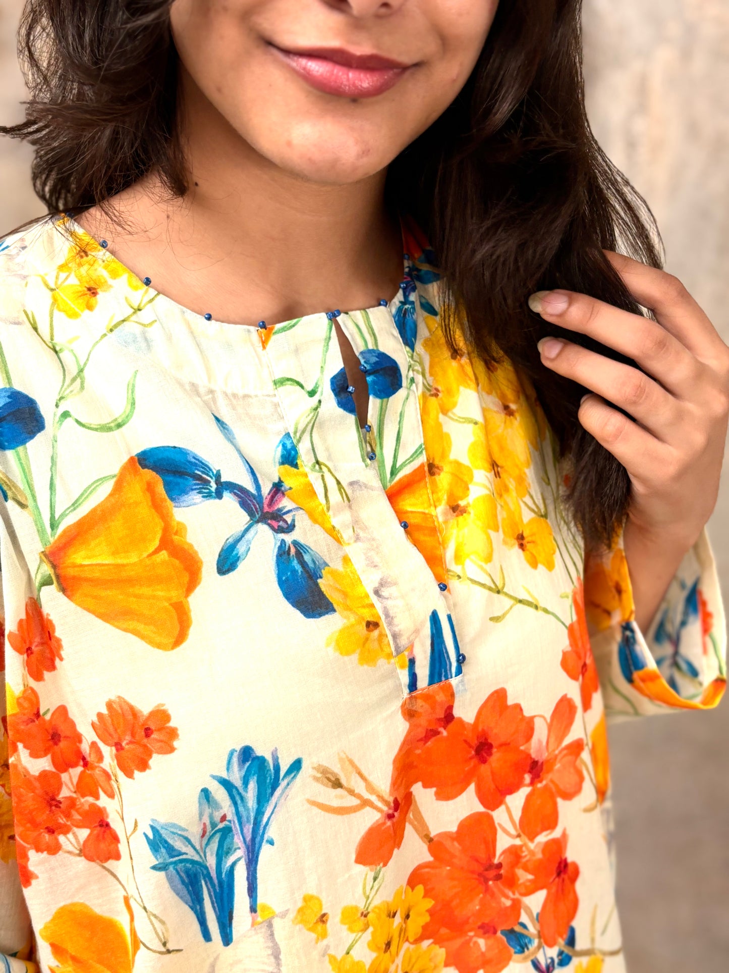 Bloomlight Breeze- Kurta & Pant Set