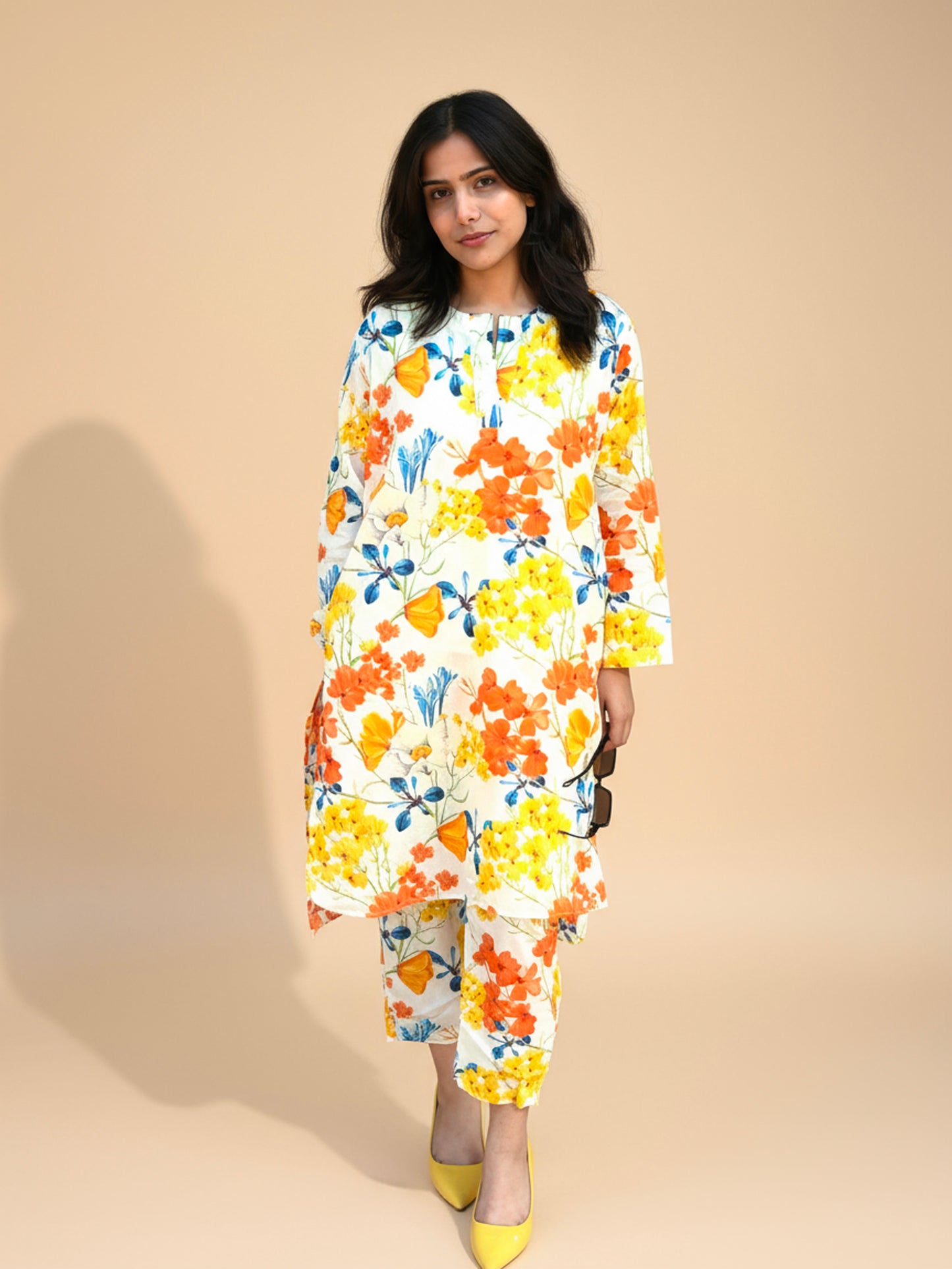 Bloomlight Breeze- Kurta & Pant Set