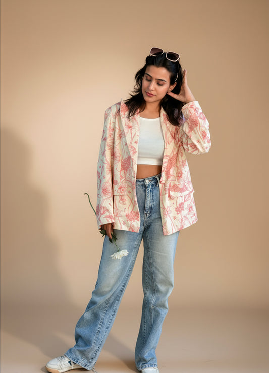 Toile de Jouy Blazer