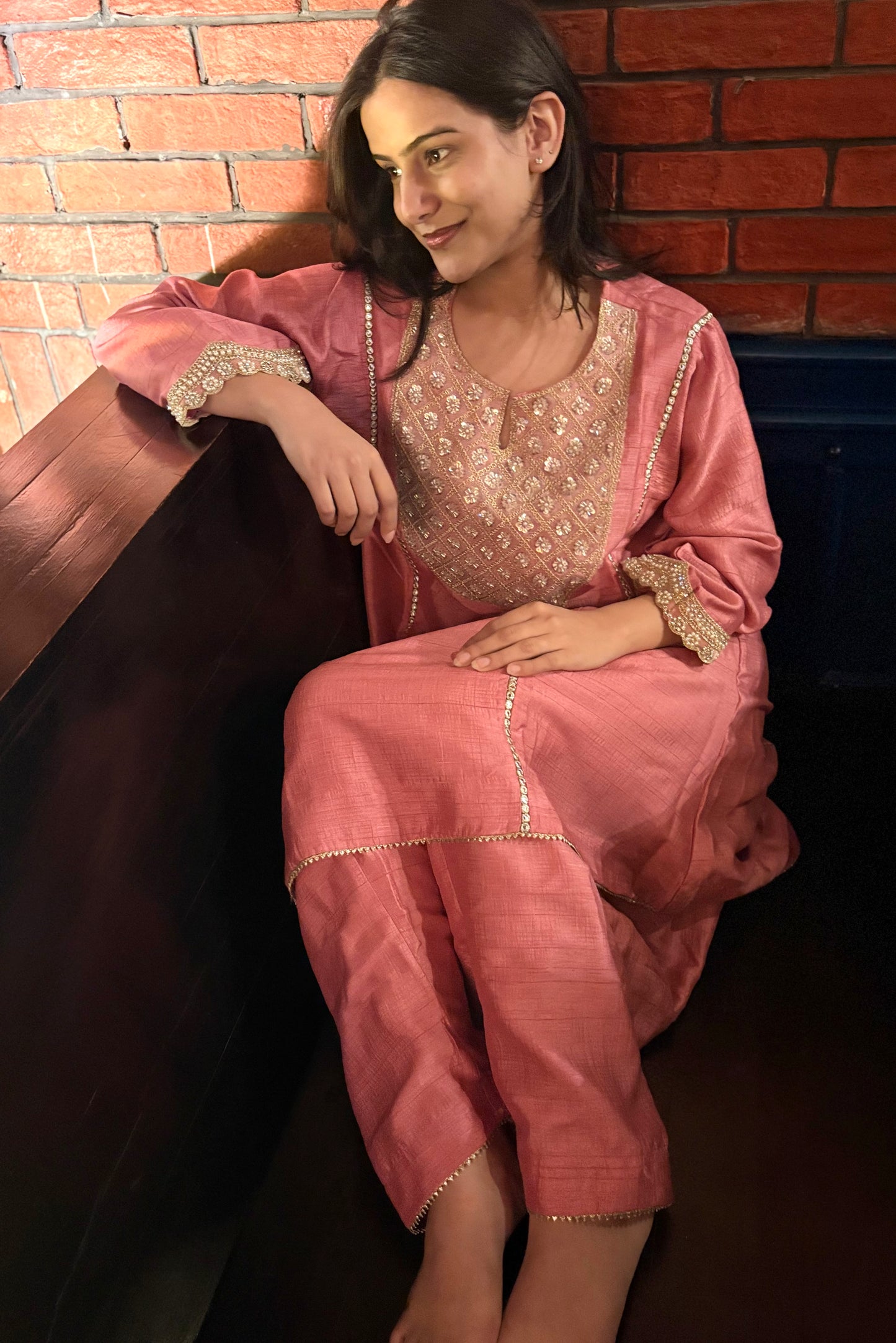 SWARN -Choga & Salwar Set